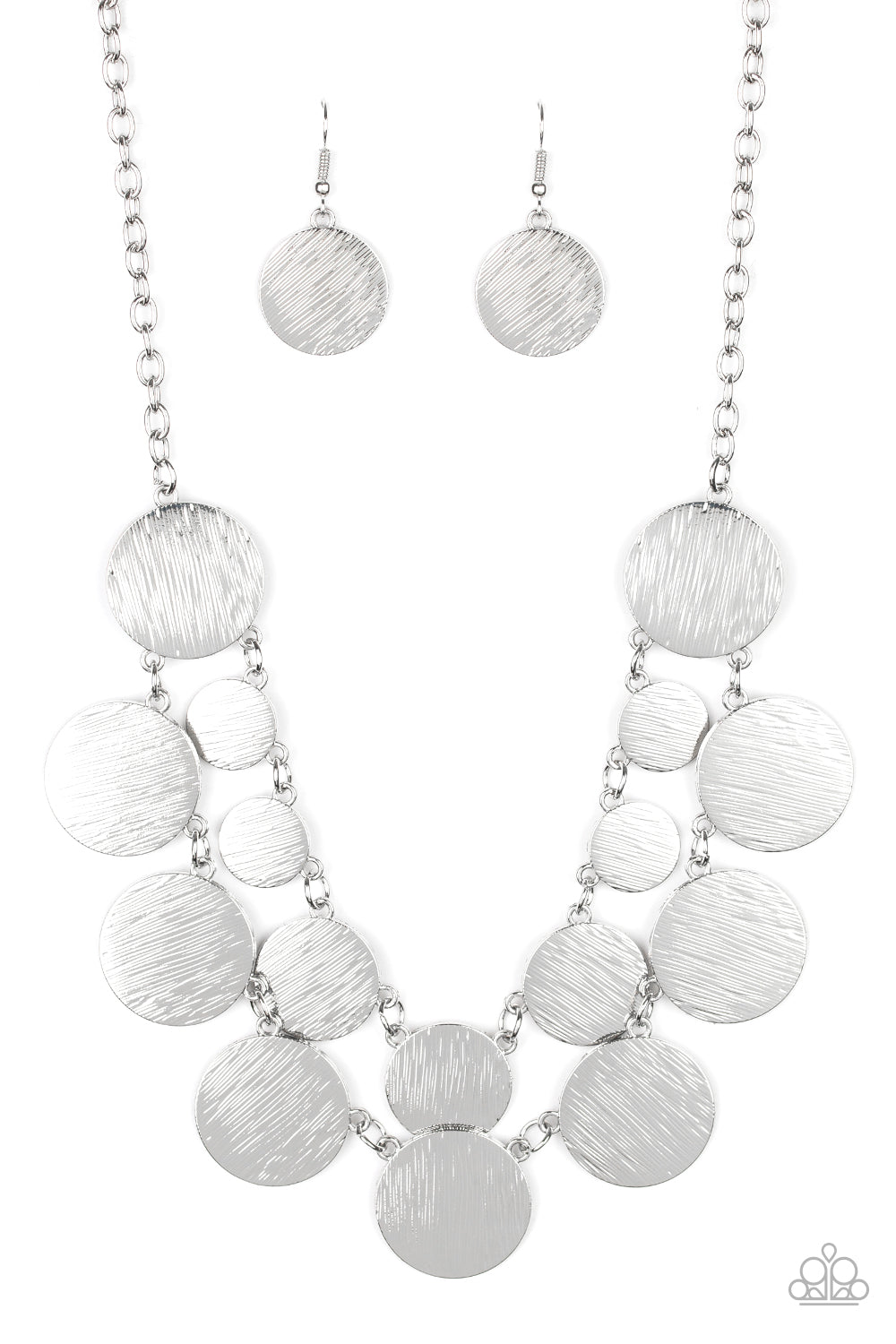 Paparazzi Necklaces - Stop and Reflect - Silver