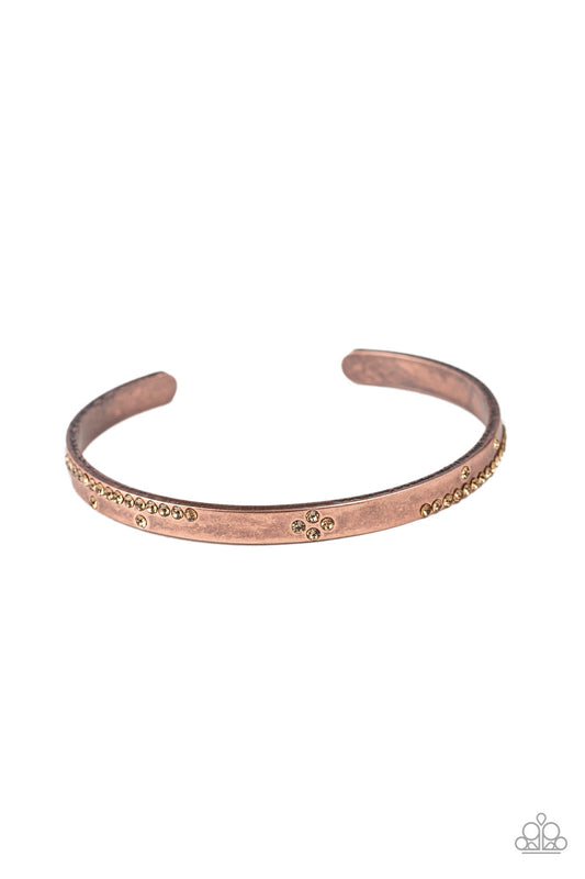 Paparazzi Bracelets - Dainty Dazzle - Copper