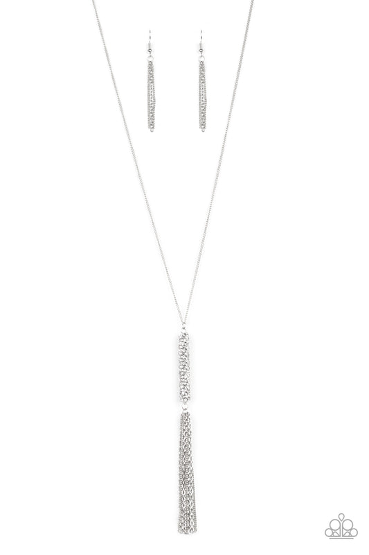 Paparazzi Necklaces - Towering Twinkle - White
