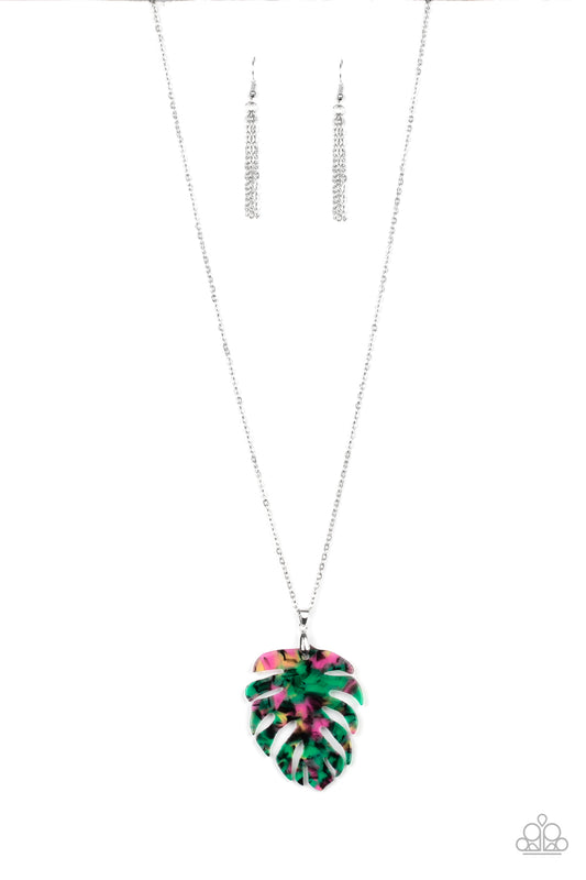 Paparazzi Necklaces - Prismatic Palms - Green
