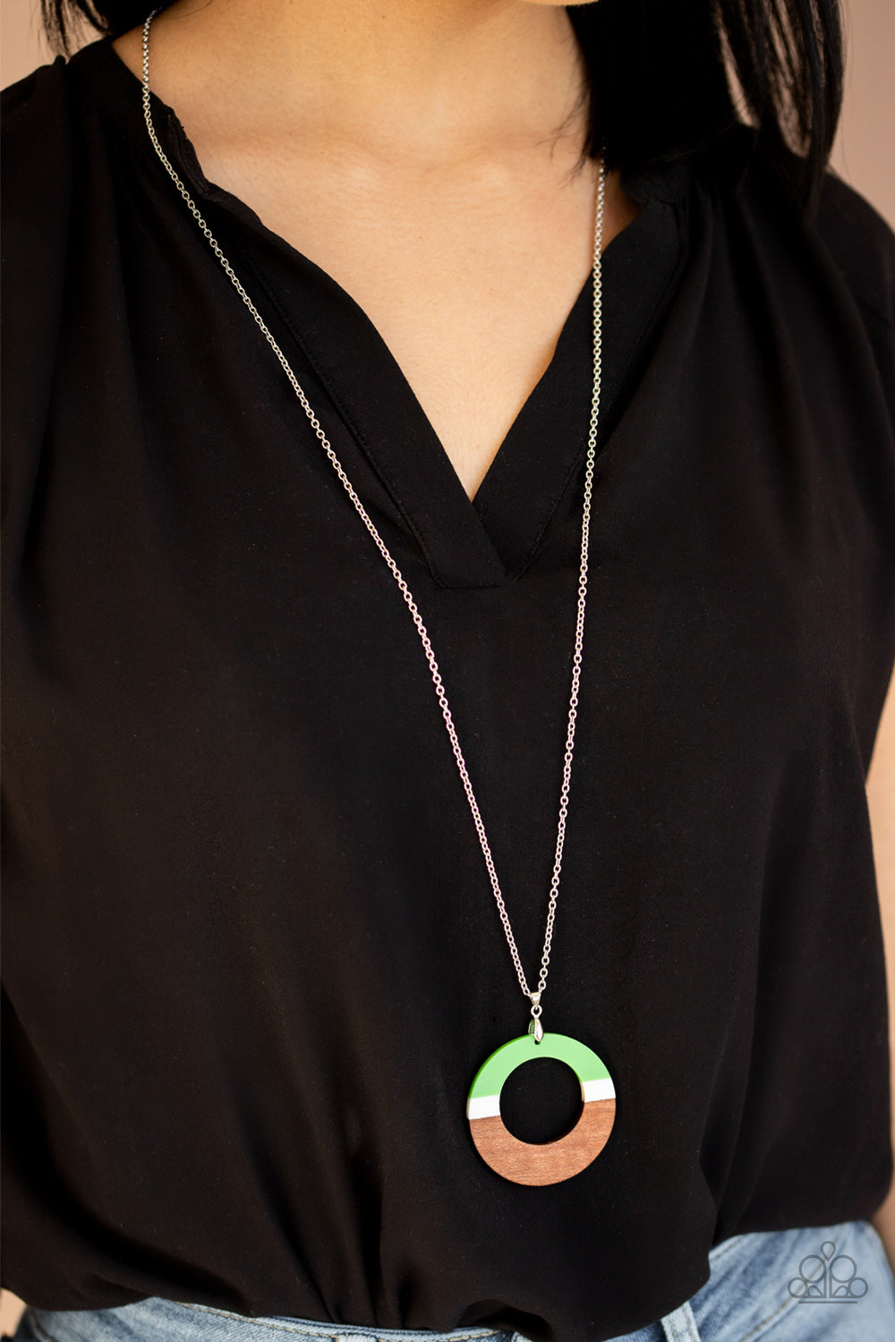 Paparazzi Necklaces - Sail Into The Sunset - Green
