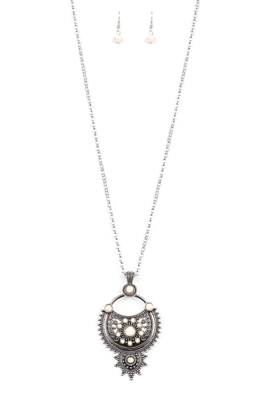 Paparazzi Necklaces - Solar Energy - White