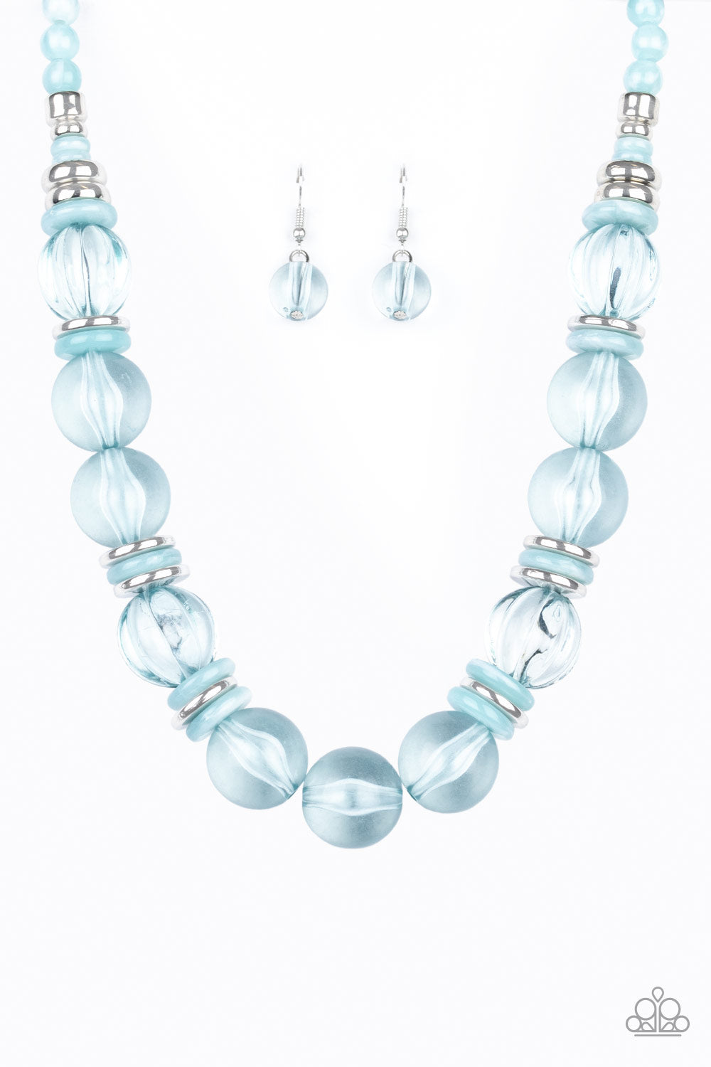 Paparazzi Necklaces - Bubbly Beauty - Blue