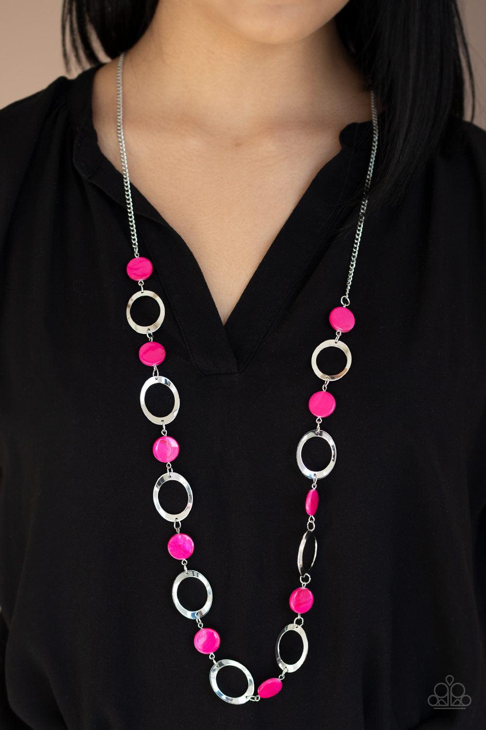 Paparazzi Necklaces - Shell Your Soul - Pink
