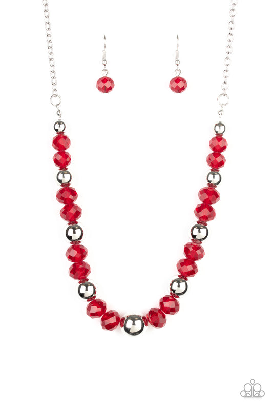Paparazzi Necklaces - Jewel Jam - Red