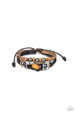 Paparazzi Urban Collection - Wander More - Orange - Pull Cord