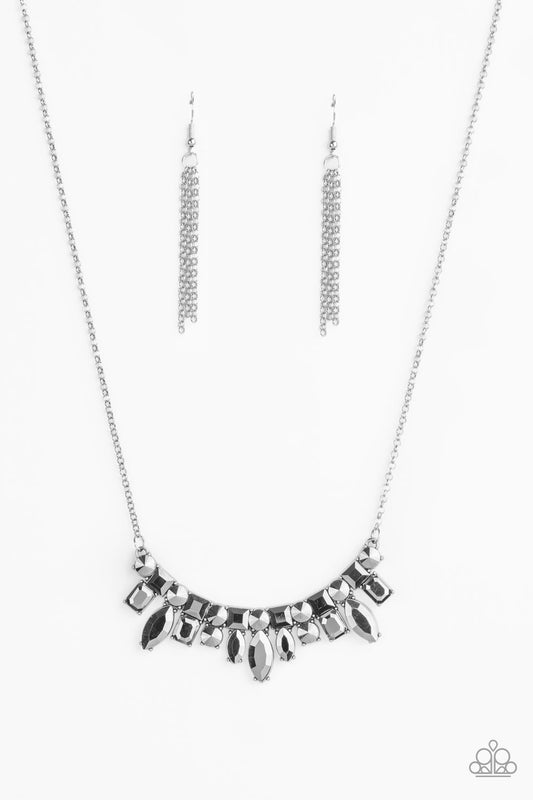 Paparazzi Necklaces - Wish Upon A Rock Star - Silver