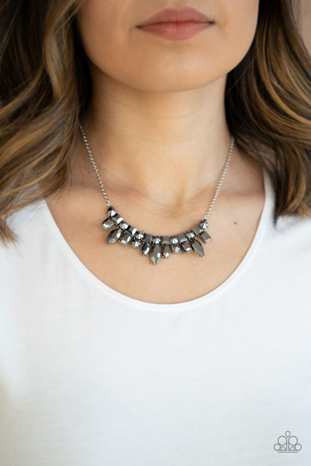 Paparazzi Necklaces - Wish Upon A Rock Star - Silver