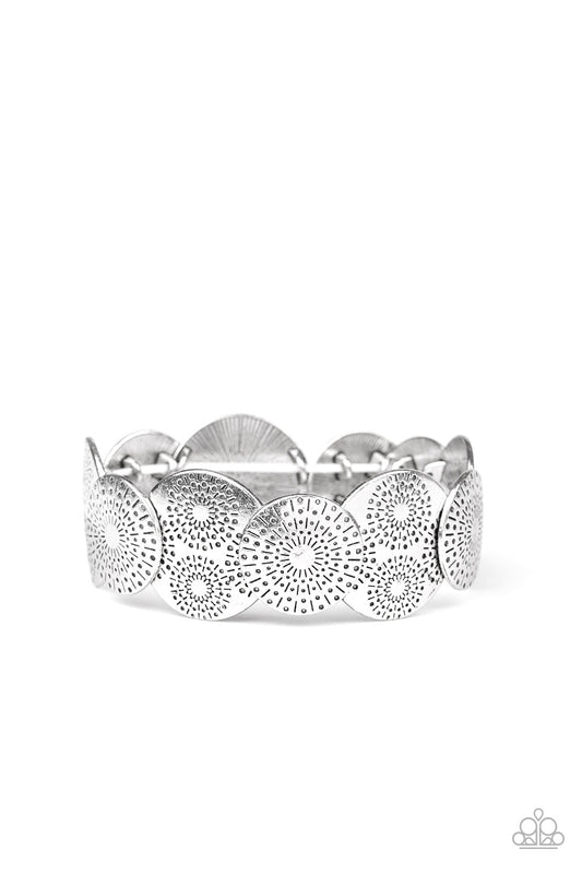 Paparazzi Bracelets - Pleasantly Post - Silver