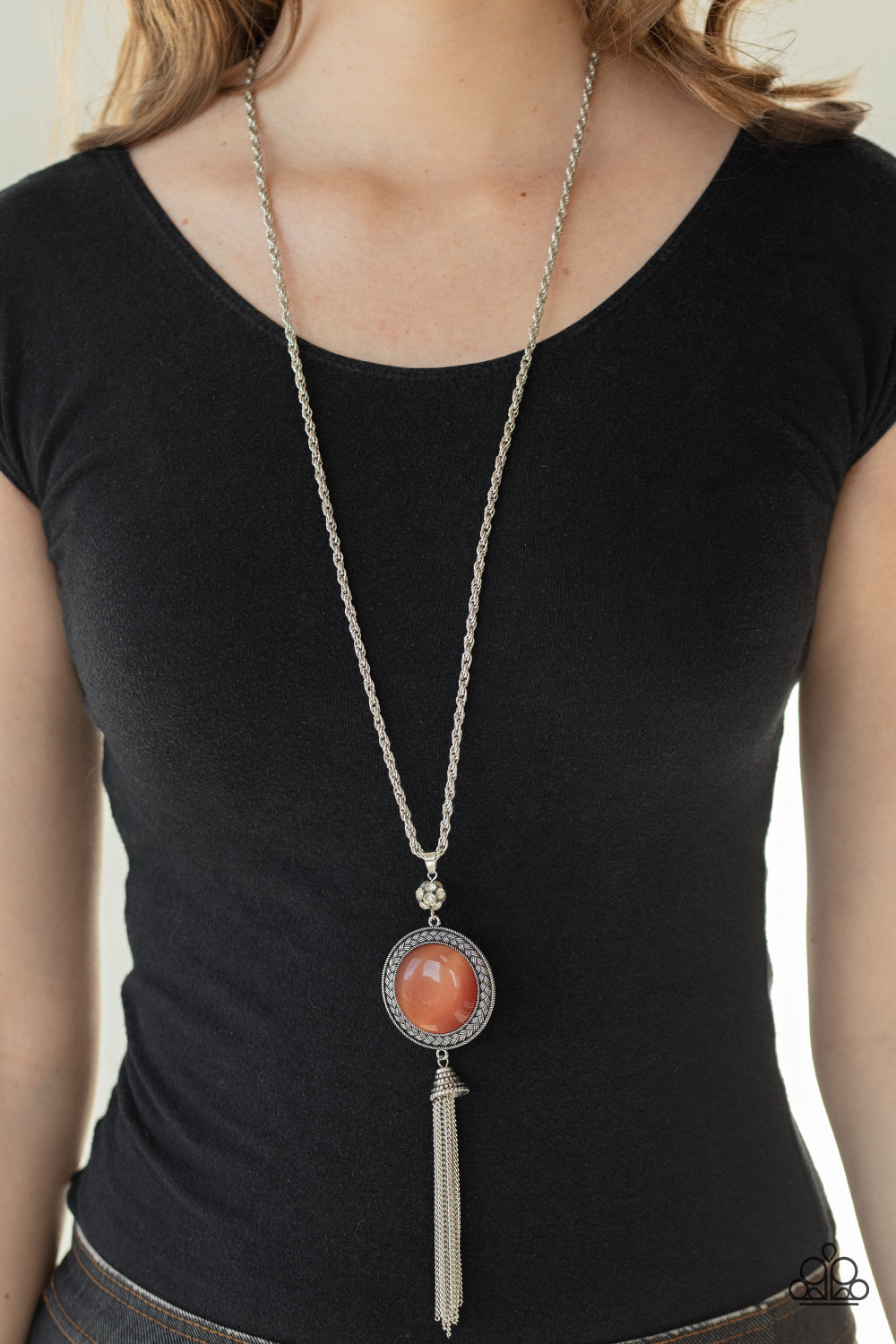 Paparazzi Necklaces - Serene Serendipity - Orange