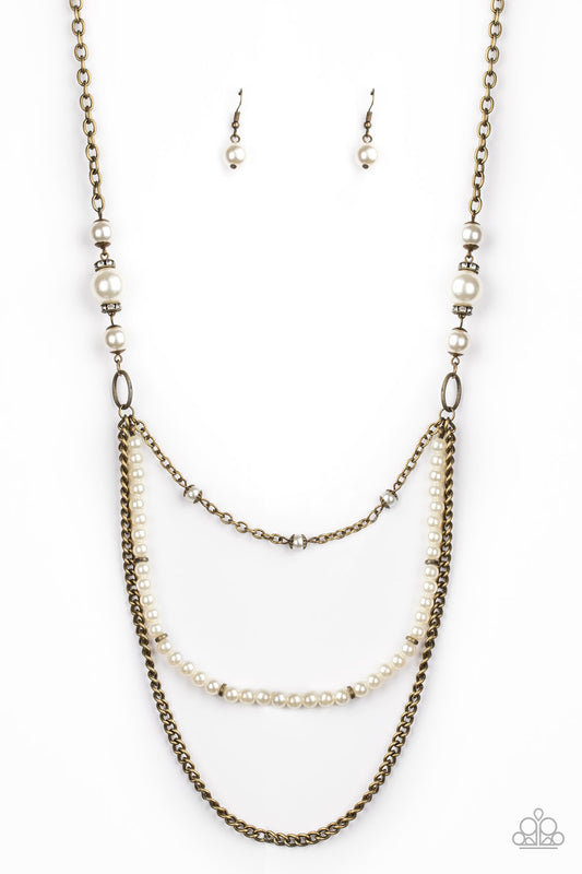 Paparazzi Necklaces - Very Vintage - Brass