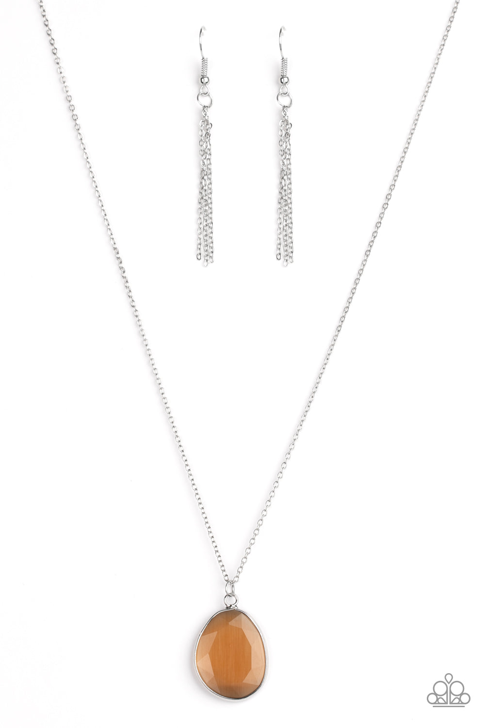 Paparazzi Necklaces - Icy Opalescence - Brown