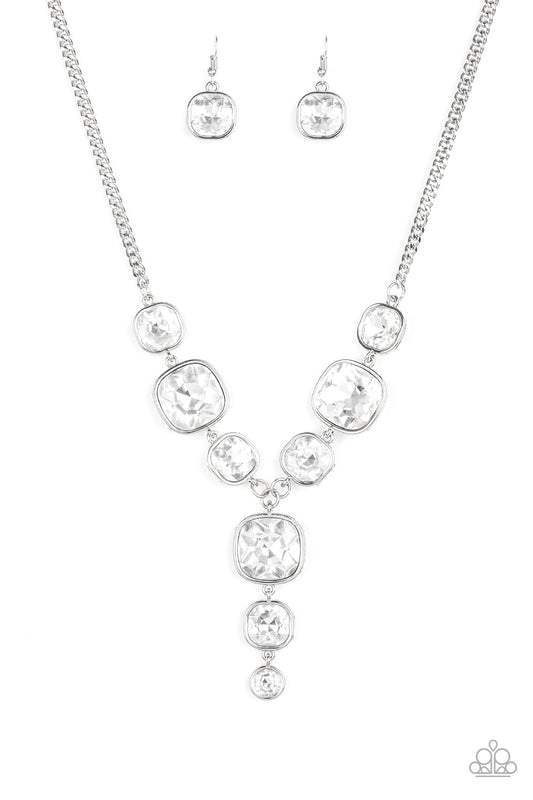 Paparazzi Necklaces - Legendary Luster - White
