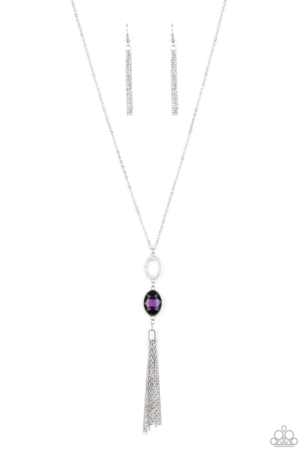 Paparazzi Necklaces - Unstoppable Glamour - Purple