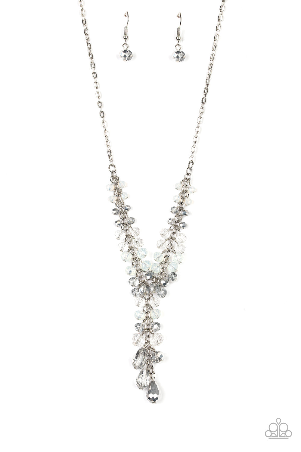Paparazzi Necklaces - Iridescent Illumination - Silver