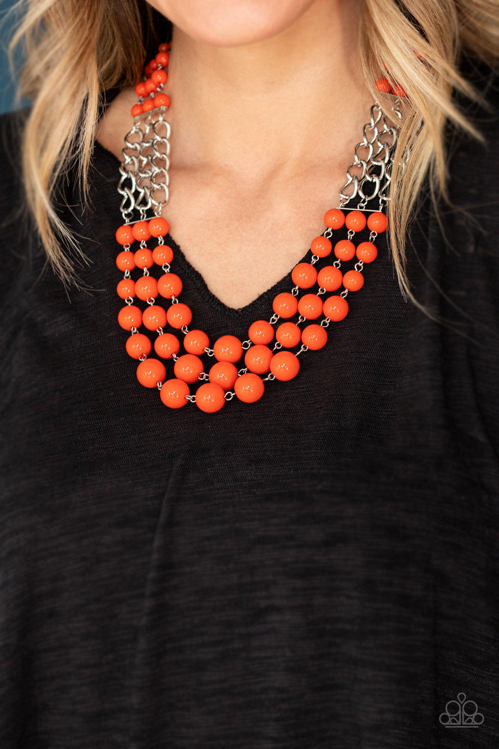 Paparazzi Necklaces - A La Vogue - Orange