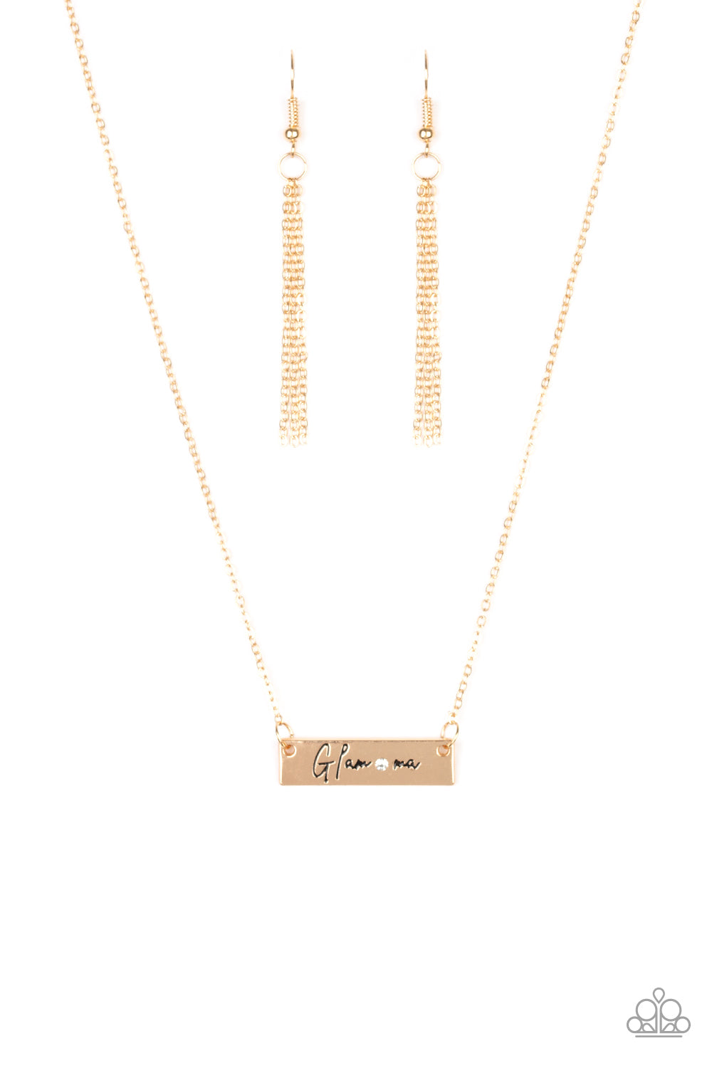 Paparazzi Necklaces - The Glam-ma - Gold