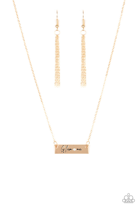 Paparazzi Necklaces - The Glam-ma - Gold