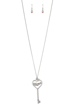 Paparazzi Necklaces - The Key to Mom's Heart - Multi