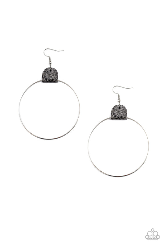 Paparazzi Earrings - Wild Soul - Silver