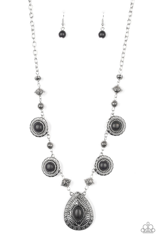 Paparazzi Necklaces - Mayan Magic - Black