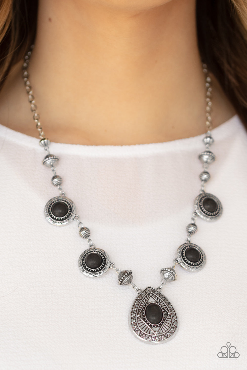 Paparazzi Necklaces - Mayan Magic - Black