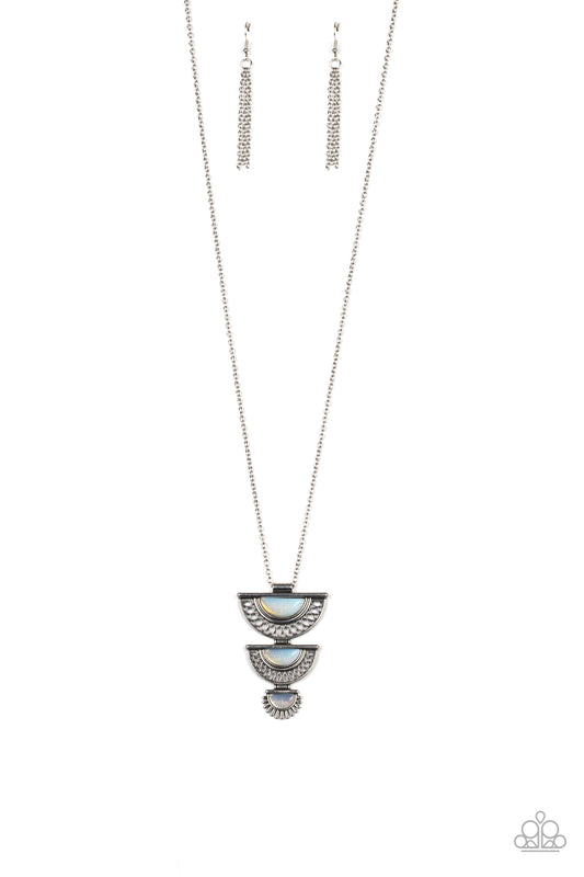 Paparazzi Necklaces - Serene Sheen - White
