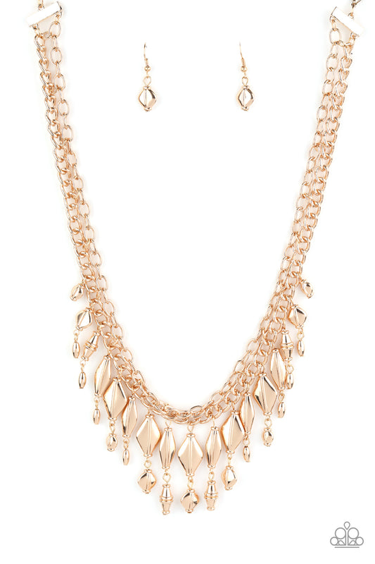 Paparazzi Necklaces - Trinket Trade - Gold