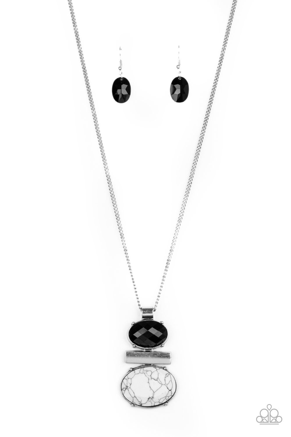 Paparazzi Necklaces - Finding Balance - Black
