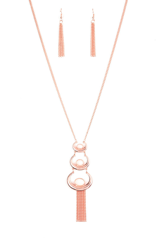 Paparazzi Necklaces - As Moon As I Can - Copper