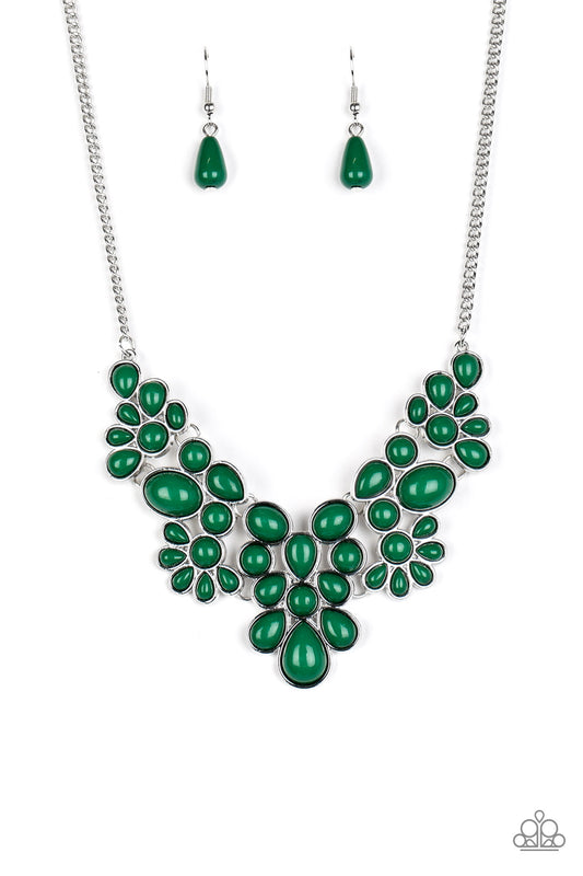 Bohemian Banquet - Green - Paparazzi Necklaces