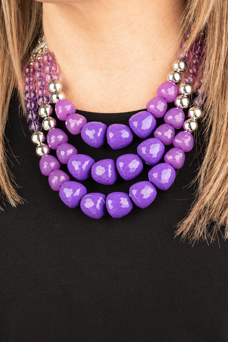 Paparazzi Necklaces - Forbidden Fruit - Purple