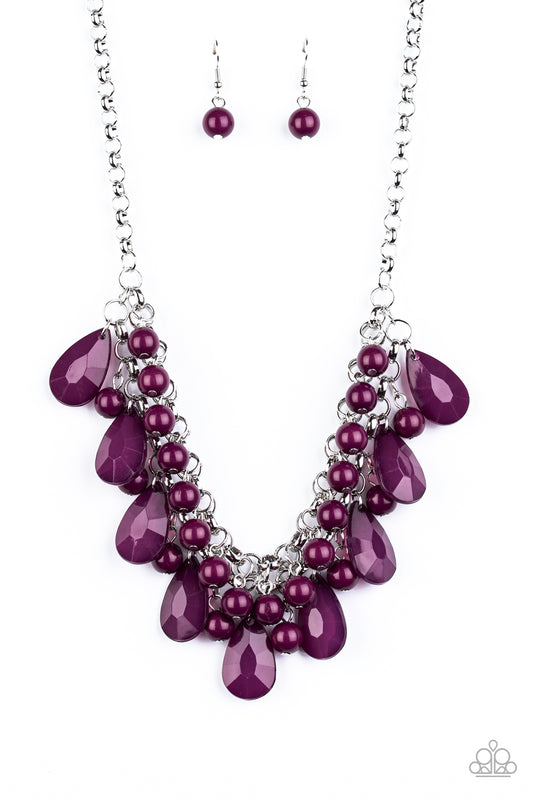 Paparazzi Necklaces - Endless Effervescence - Purple