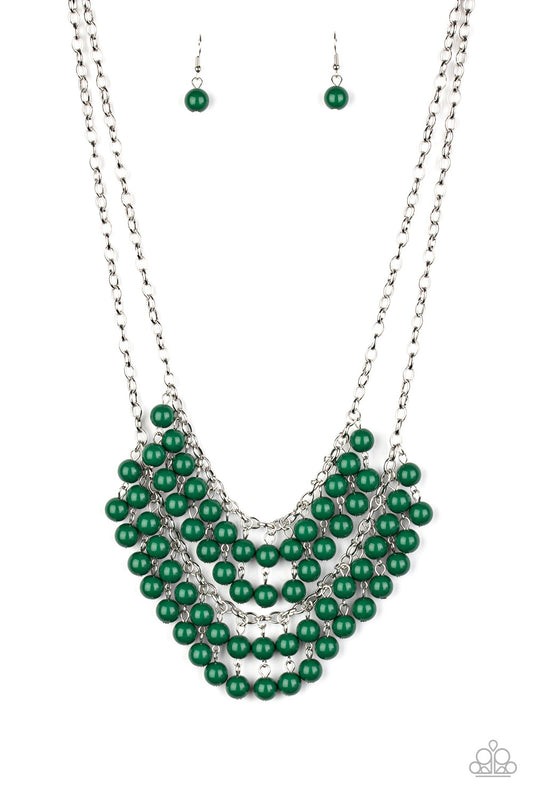 Paparazzi Necklaces - Bubbly Boardwalk - Green