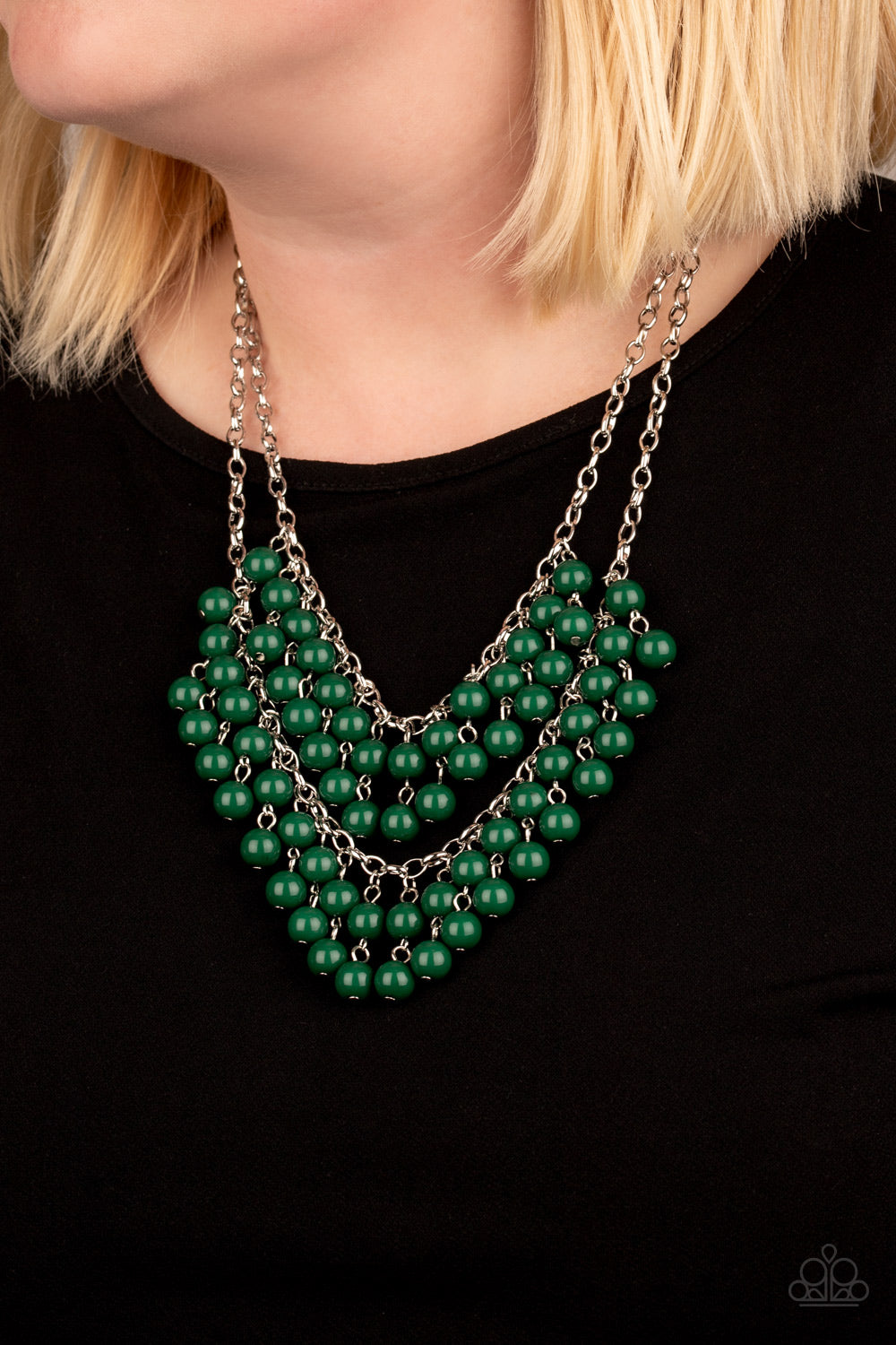 Paparazzi Necklaces - Bubbly Boardwalk - Green