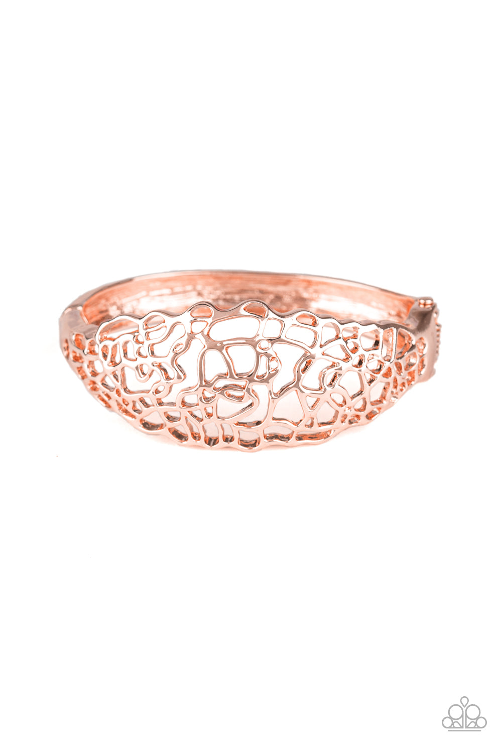 Paparazzi Bracelets - Airy Asymmetry - Rose Gold