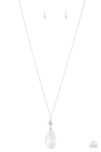Paparazzi Necklaces - Up in the HEIR - White