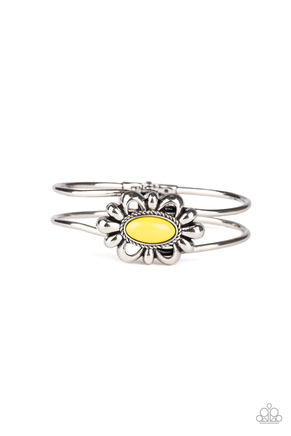 Paparazzi Bracelets - Serene Succulent - Yellow