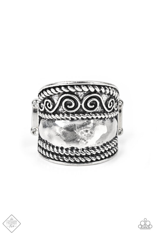 Paparazzi Rings - Texture Tantrum - Silver