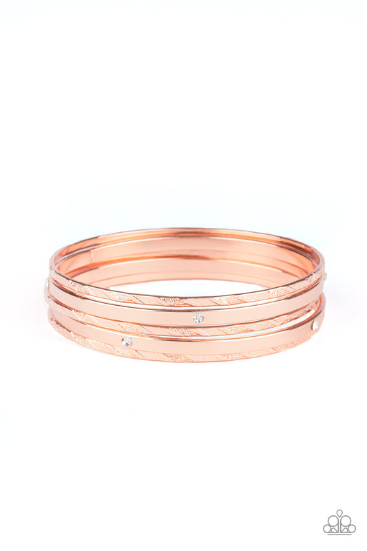 Paparazzi Bracelets - Be There With Baubles On - Copper
