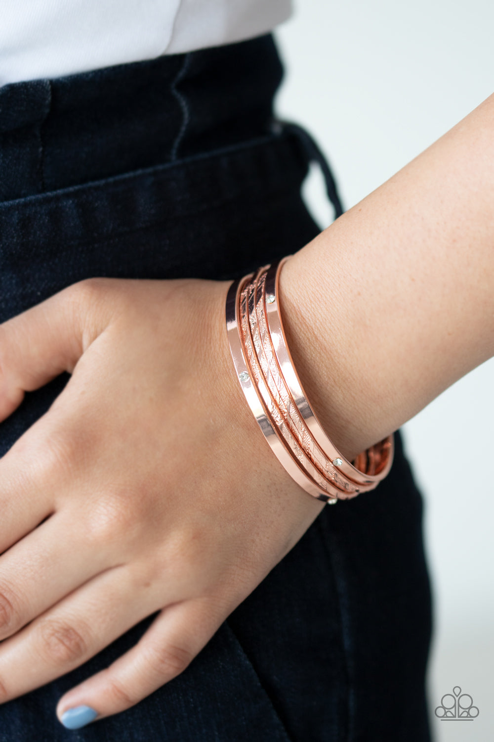 Paparazzi Bracelets - Be There With Baubles On - Copper