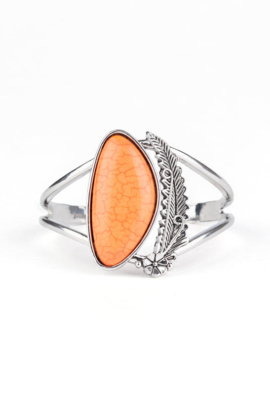 Paparazzi Bracelets - Out In The Wild - Orange Cuff