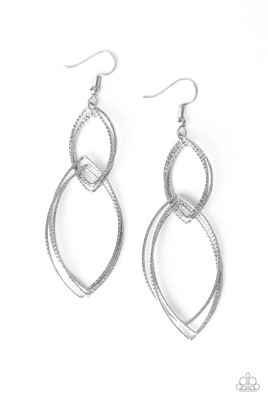 Paparazzi Earrings - Endless Echo - Silver