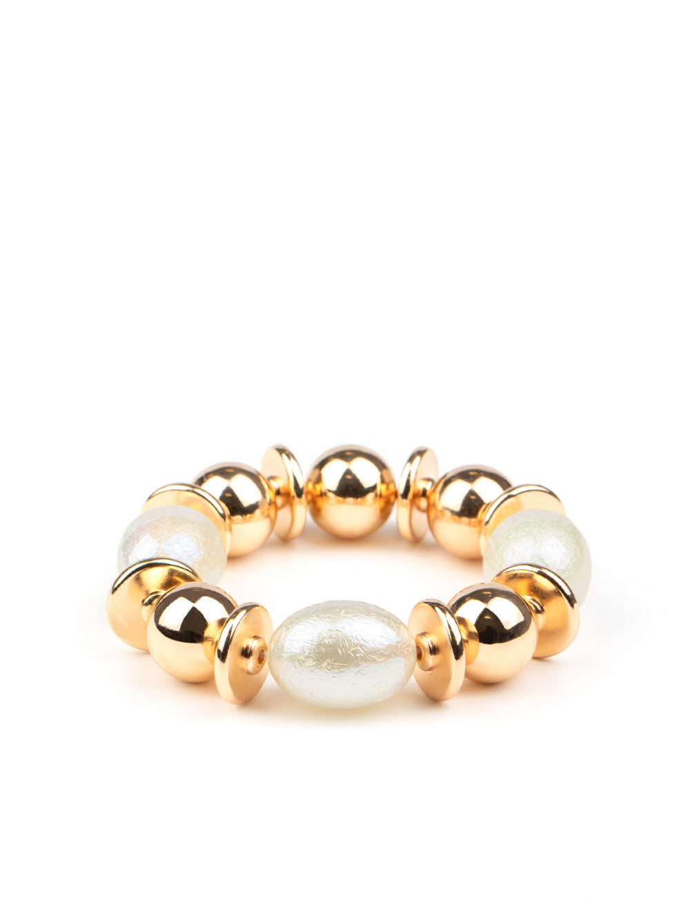 Paparazzi Bracelets - Big League Luster - Gold