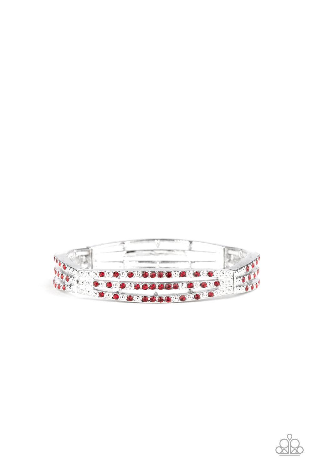 Paparazzi Bracelets - Suburban Scene - Red