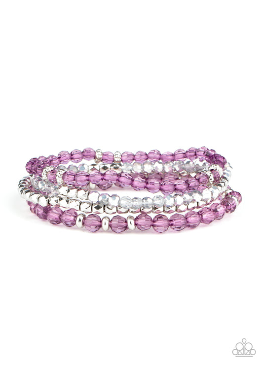 Paparazzi Bracelets - Crystal Crush - Purple