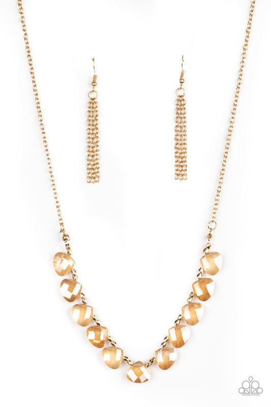 Paparazzi Necklaces - Catch a Fallen Star - Gold