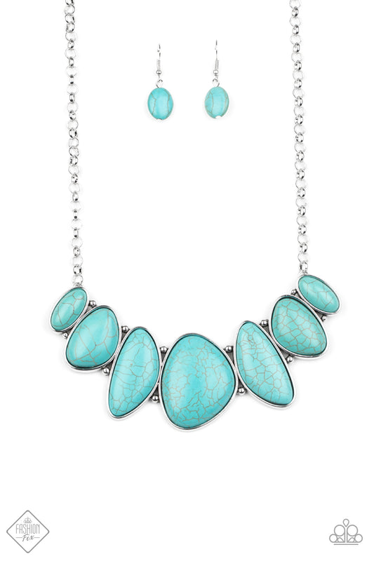 Paparazzi Necklaces -Primitive - Blue