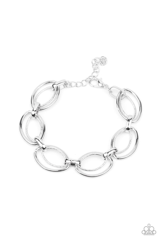 Paparazzi Bracelets - Simplistic Shimmer - Silver