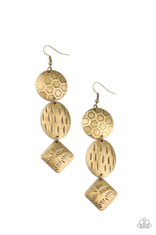 Paparazzi Earrings - Mixed Movement - Brass